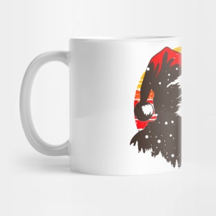 Retro Santa Claus Design - Classic Christmas Sweatshirt Mug